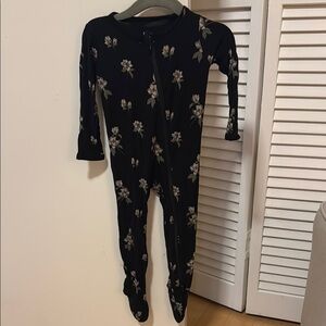 Kyte Baby Black Floral Pajamas